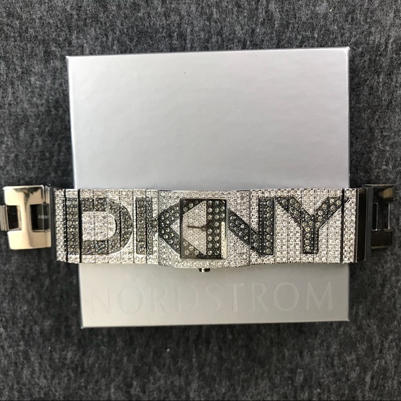 DKNY Crystal Silver Watch - Picture 2 of 2